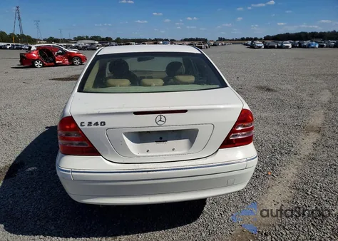 2003 Mercedes-Benz C 240 from USA, damaged, VIN WDBRF61J83A511128